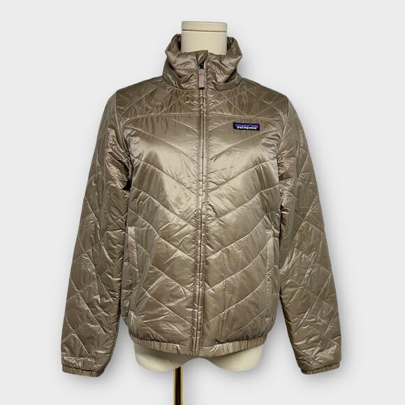Patagonia Lightweight Radalie Bomber Jacket Style 20970 Furry Taupe Size Small - Picture 1 of 10